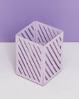 Metal Purple Pen Holder