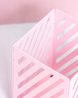 Metal Pink Pen Holder