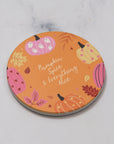 Pumpkin Spice Coaster Orange