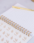 Any Wedding Quote Foil Lined Notebook