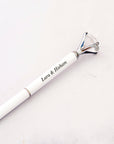 Diamond White & Silver Pen