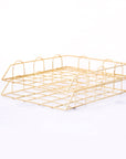 Wire Gold Paper Rack