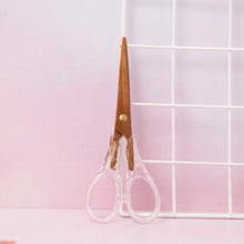 Load image into Gallery viewer, Acrylic Dark Rose Gold Scissors
