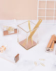 Acrylic Gold Tape Dispenser