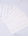 Foil Stickers for Binder Divider Tabs