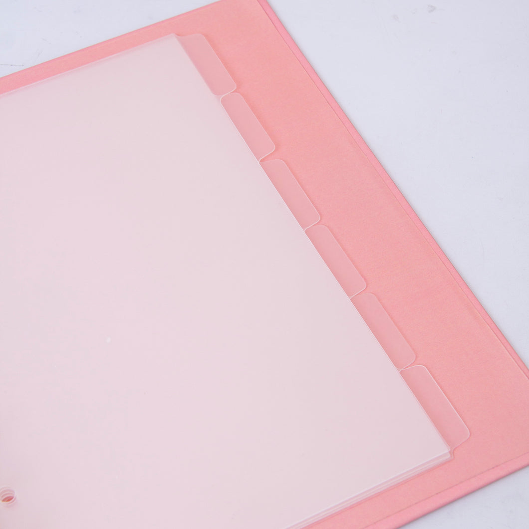 Frosted Binder Divider Tabs A5
