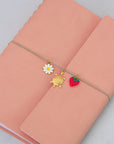 Lined Notebook Vegan Leather Wrap