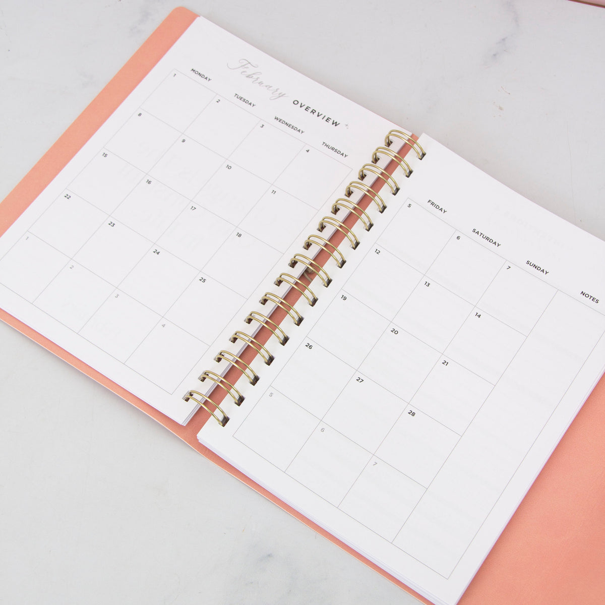 Weekly Planner Vegan Leather Wrap