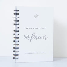 Load image into Gallery viewer, Any Wedding Quote Foil Lined Notebook
