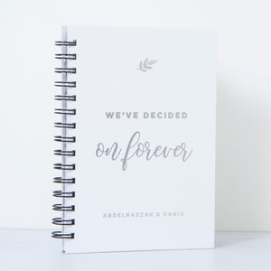 Any Wedding Quote Foil Lined Notebook