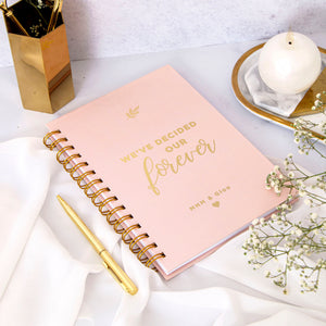 Any Wedding Quote Foil Lined Notebook