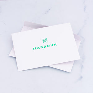 Mabrouk Greeting Card