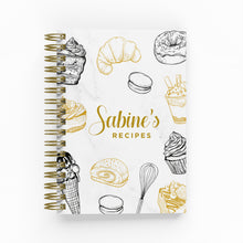 Load image into Gallery viewer, Baking Foil Sketch Recipe Book
