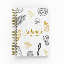 Load image into Gallery viewer, Cooking Foil Sketch Recipe Book
