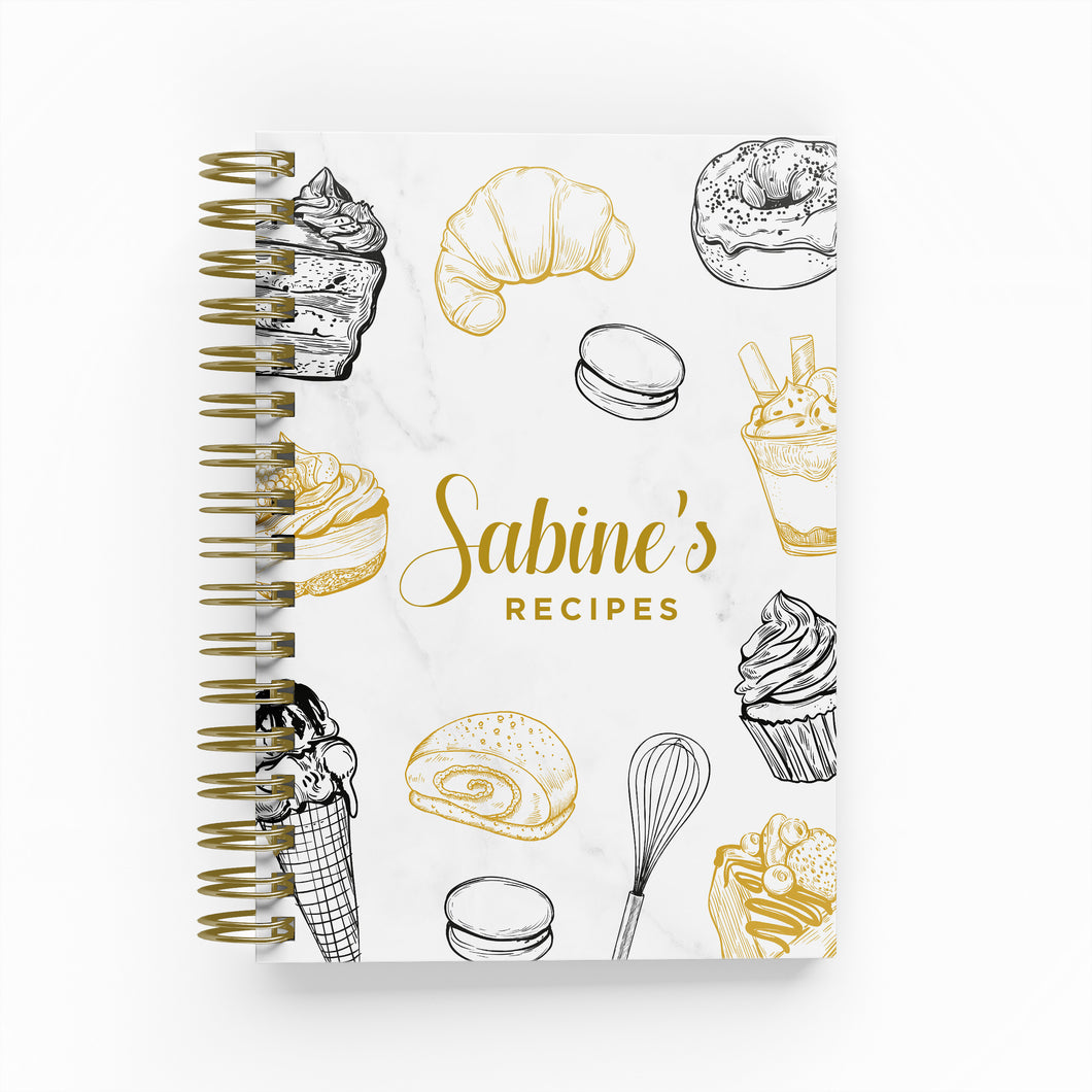 Baking Foil Sketch Recipe Book