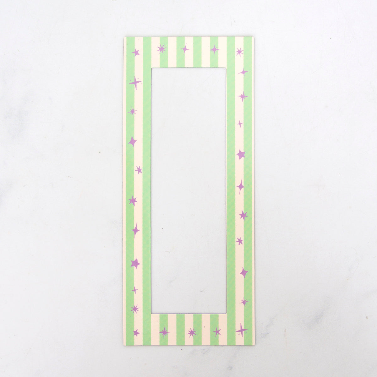 Minty Stripes - Photo Strip Frame Magnet