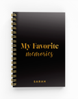 My Favorite Memories A6 Foil Lined Notebook