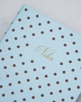 Ocean Mist Polka Dot Lined Notebook