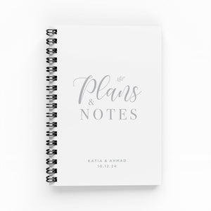 Plans & Notes Foil Wedding Planner