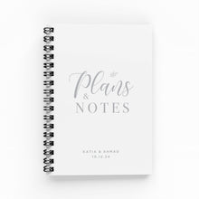 Load image into Gallery viewer, Wedding Plans &amp; Notes Foil Lined Notebook
