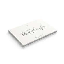 Load image into Gallery viewer, Playful Last Name Foil Wedding Guest Book

