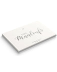 Playful Last Name Foil Wedding Guest Book