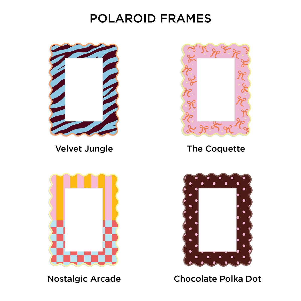 Bundle of Three - Polaroid Frame Magnet