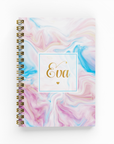 Blue & Purple Marble A6 Foil Lined Notebook