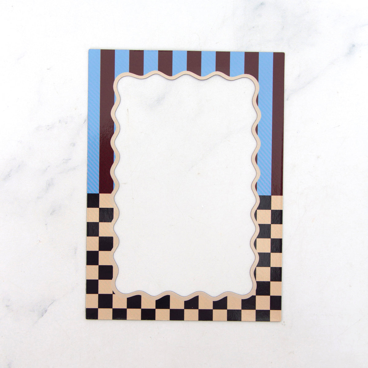 Retro Grid - Classic Frame Magnet