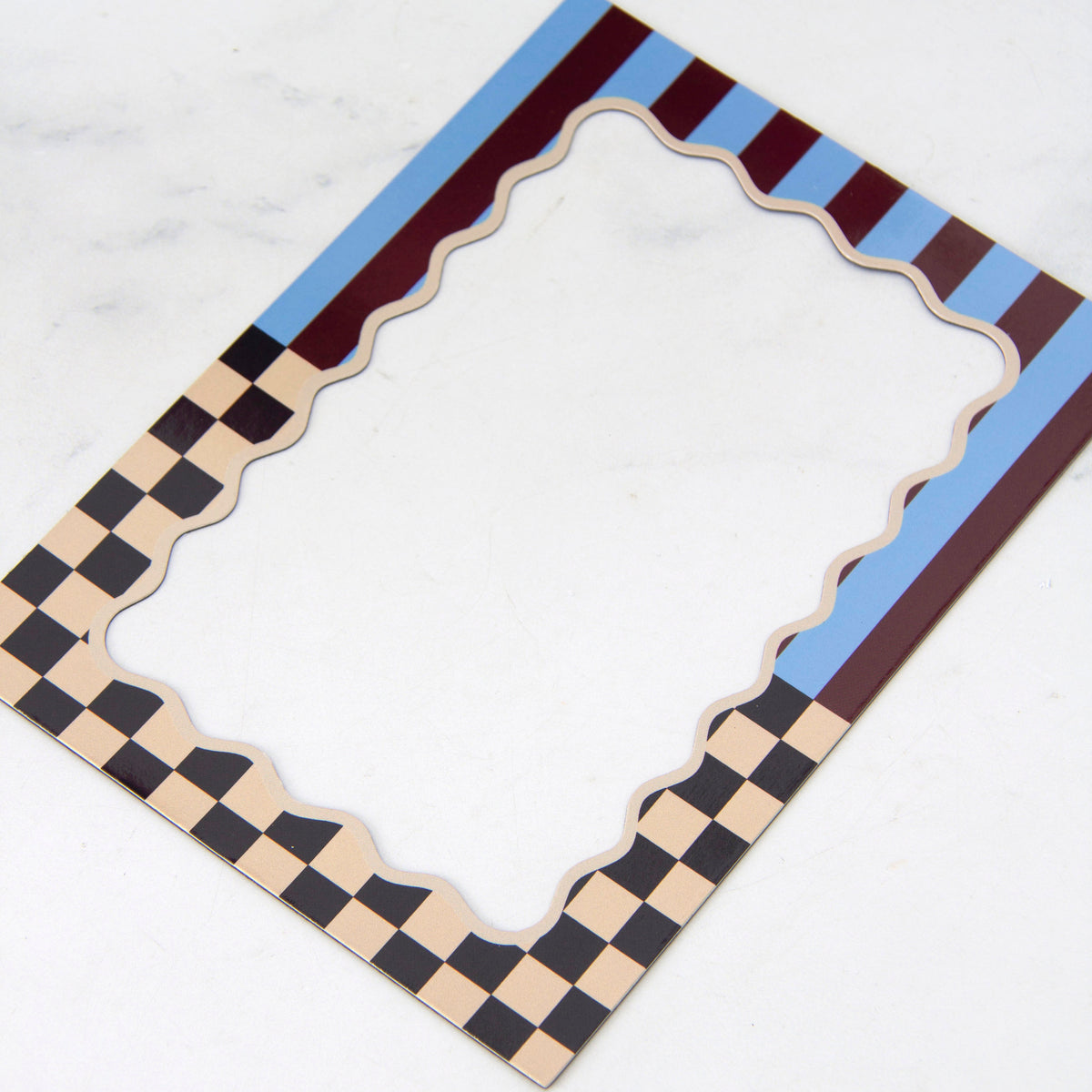 Retro Grid - Classic Frame Magnet