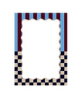 Retro Grid - Classic Frame Magnet
