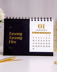 Twenty Twenty Four Foil Bold Desk Calendar