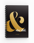 And She Did Undated Planner