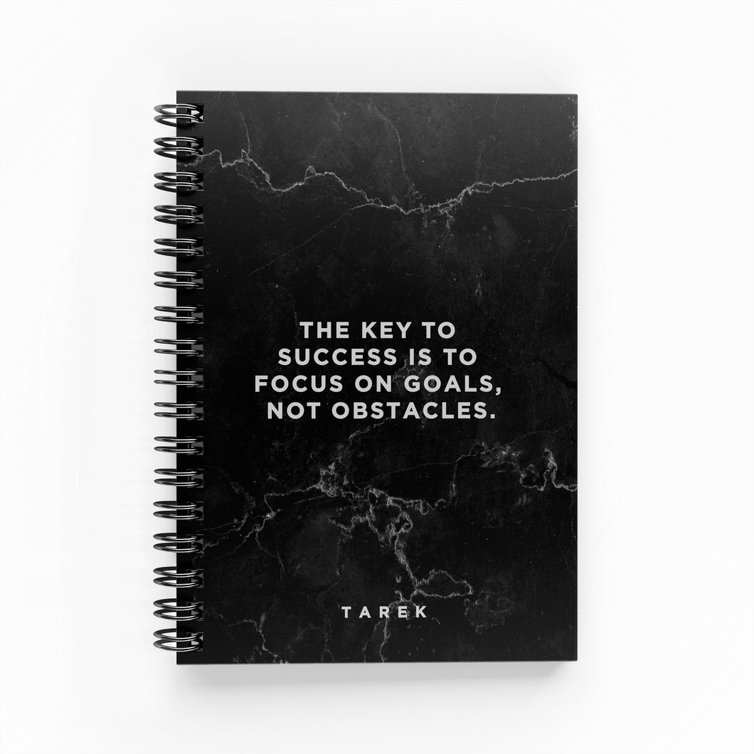 Simple Quote Foil Lined Notebook