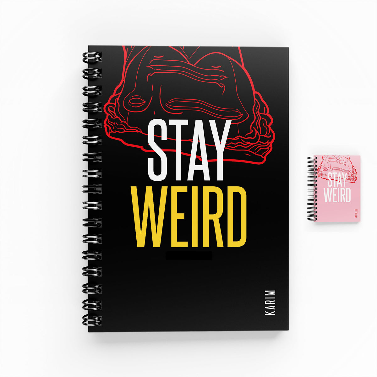 Stay Weird Lined Notebook