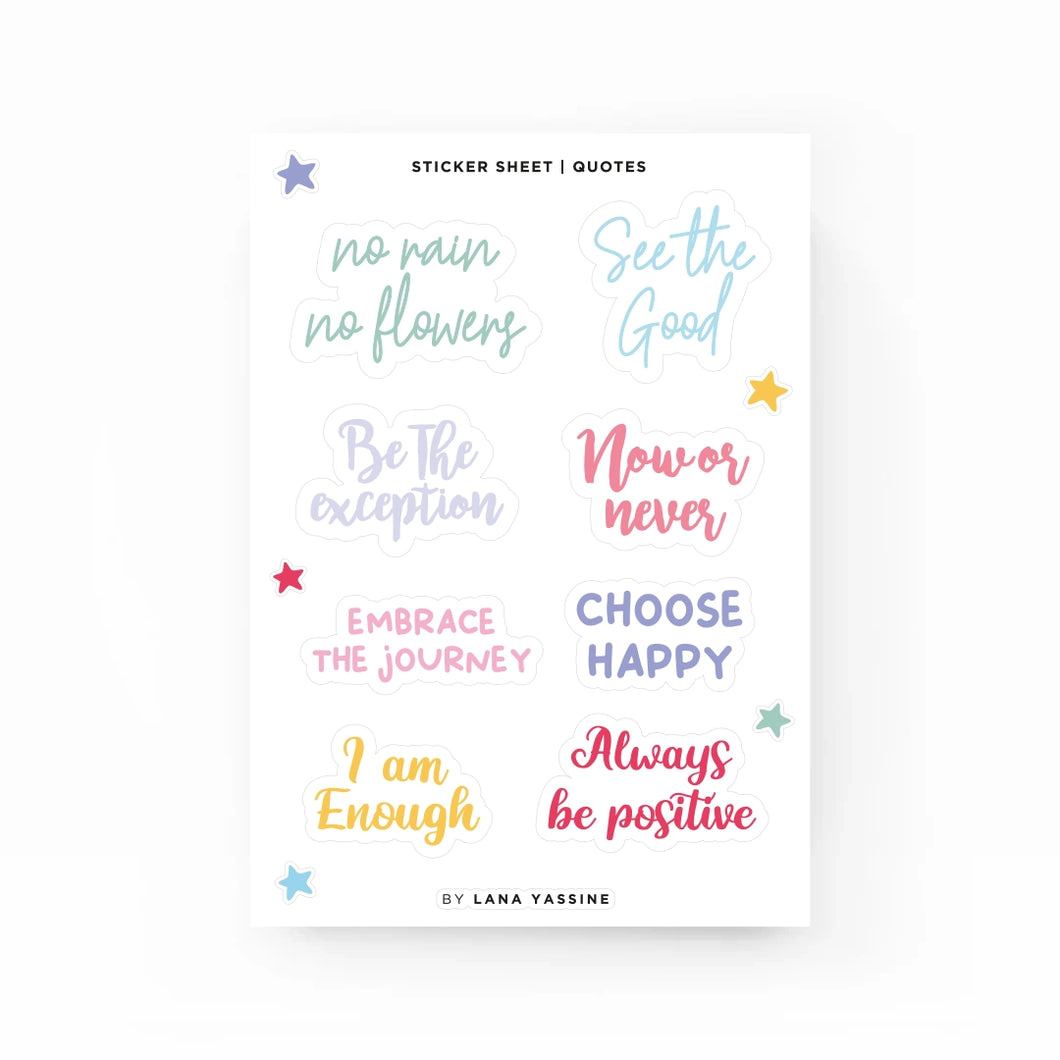 Quote Stickers