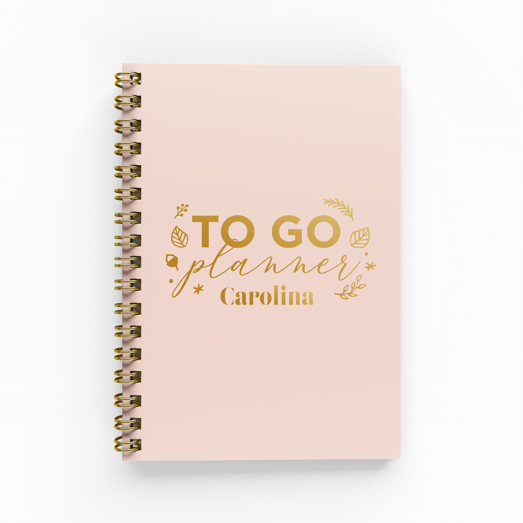 To Go Undated A6 Foil Planner