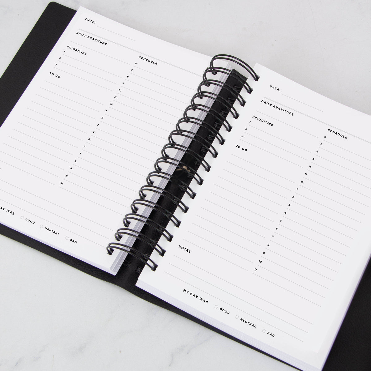 Undated Planner Vegan Leather Wrap