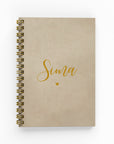Script Name Vegan Leather Foil Weekly Planner