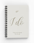 I Do Linen Touch Foil Wedding Planner