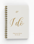 I Do Linen Touch Foil Wedding Planner