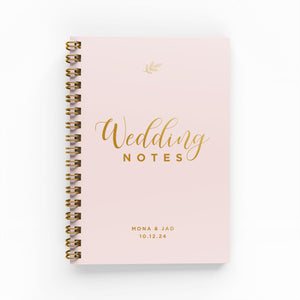 Wedding Notes Foil Lined Notebook