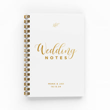 Load image into Gallery viewer, Wedding Notes Foil Lined Notebook
