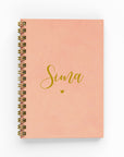 Script Name Vegan Leather Foil Lined Notebook