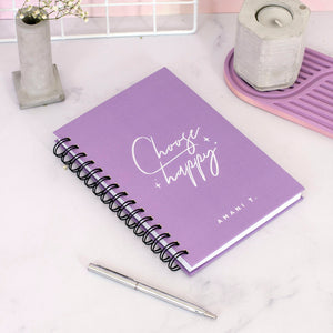 Choose Happy Foil Weekly Planner