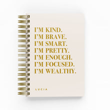 Load image into Gallery viewer, Affirmations Foil Daily Planner
