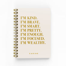 Load image into Gallery viewer, Affirmations Foil Undated Planner
