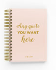 Any Quote Foil Daily Planner