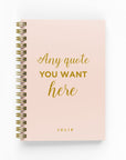 Any Quote Foil Undated Planner