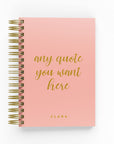 Any Script Quote Foil Daily Planner